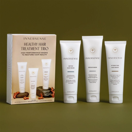 INNERSENSE Healthy Hair Treatment Trio: set masek pro zdravé vlasy.