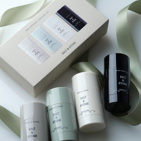 Salt & Stone Discovery Set 4×28g | Přírodní deodoranty | Fasada Store