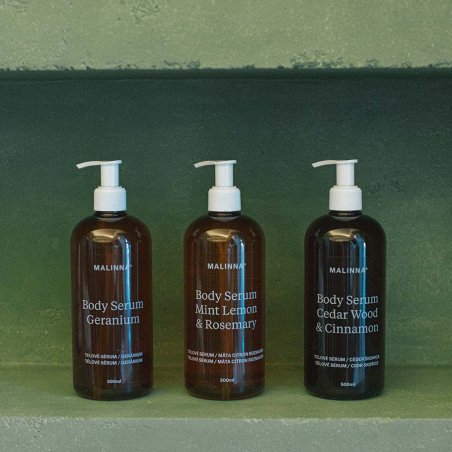 MALINNA° Body Serum Cedar Wood & Cinnamon