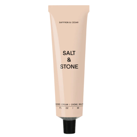 Salt & Stone Saffron & Cedar – přírodní krém na ruce s cedrem a šafrán