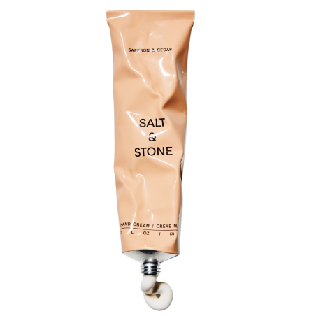 Salt & Stone Saffron & Cedar – přírodní krém na ruce s cedrem a šafrán