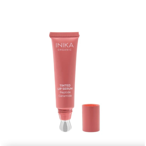 Inika tinted lip serum peony obal