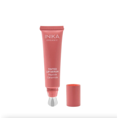 Inika tinted lip serum peony obal